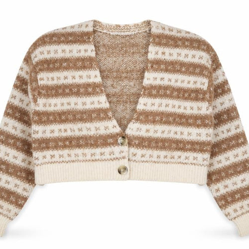 Bershka Women’s Brown Cardigan, Size M, V-Neck