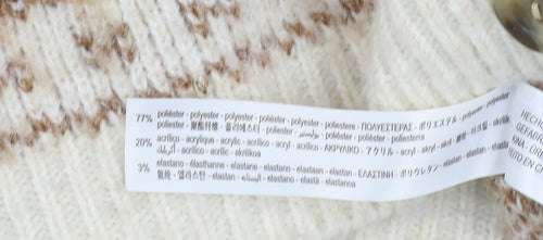 Bershka Women’s Brown Cardigan, Size M, V-Neck