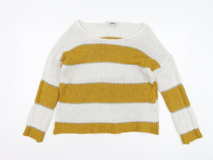 Isabella D. Women's Multicoloured M/L Pullover Jumper