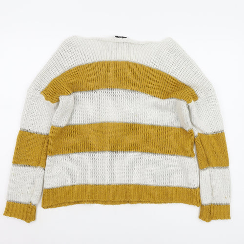 Isabella D. Women's Multicoloured M/L Pullover Jumper
