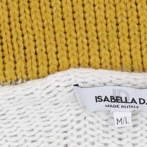 Isabella D. Women's Multicoloured M/L Pullover Jumper
