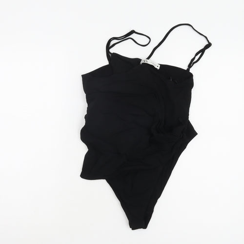 Zara Women's Black Bodysuit Size L Sleeveless