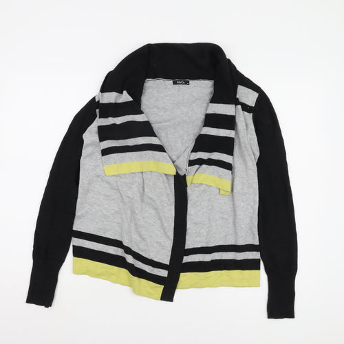 M&Co Women's Multicolour Striped Cardigan XS