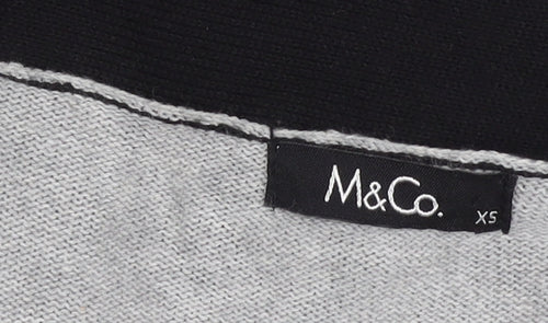 M&Co Women's Multicolour Striped Cardigan XS