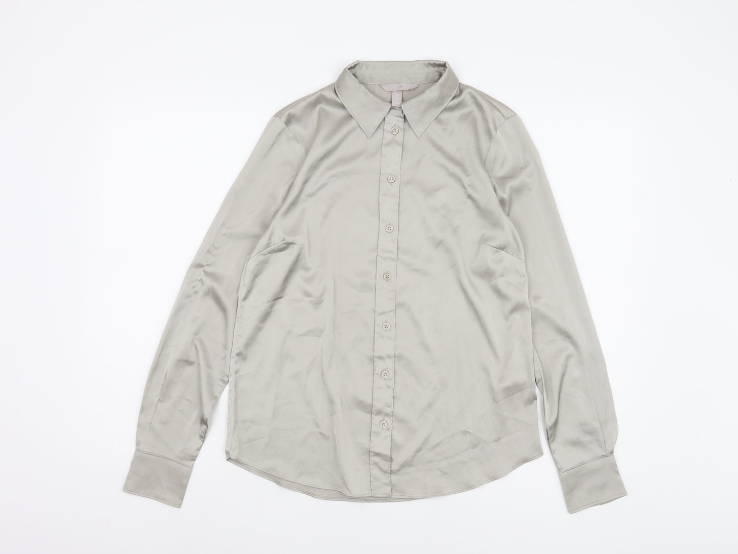 H&M Women's Grey XS Button-Up Shirt
