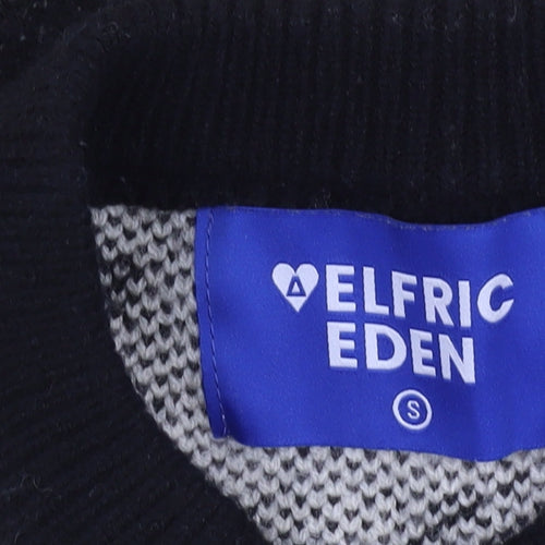 Elfric Eden Unisex Black Panda Pullover Jumper S