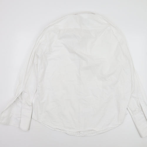 1860 Men's White Long Sleeve Button-Up Shirt