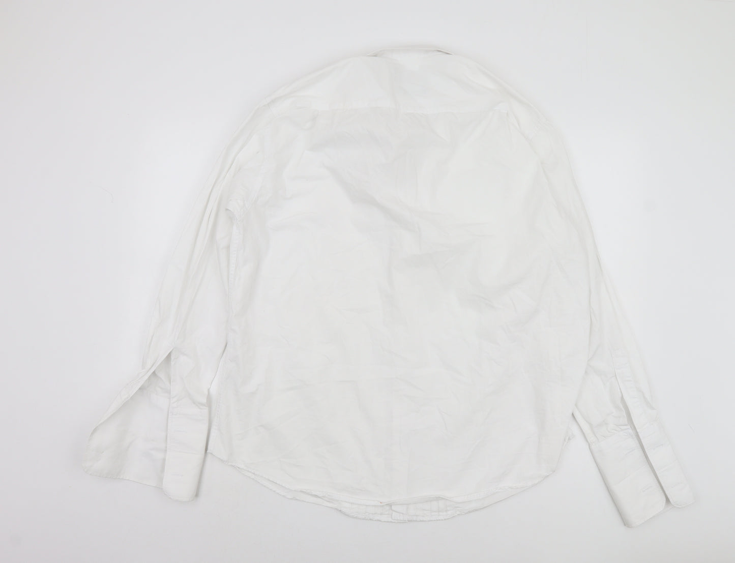 1860 Men's White Long Sleeve Button-Up Shirt