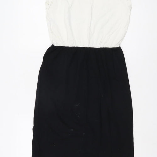 River Island Women’s Black Graphic T-Shirt Dress 10