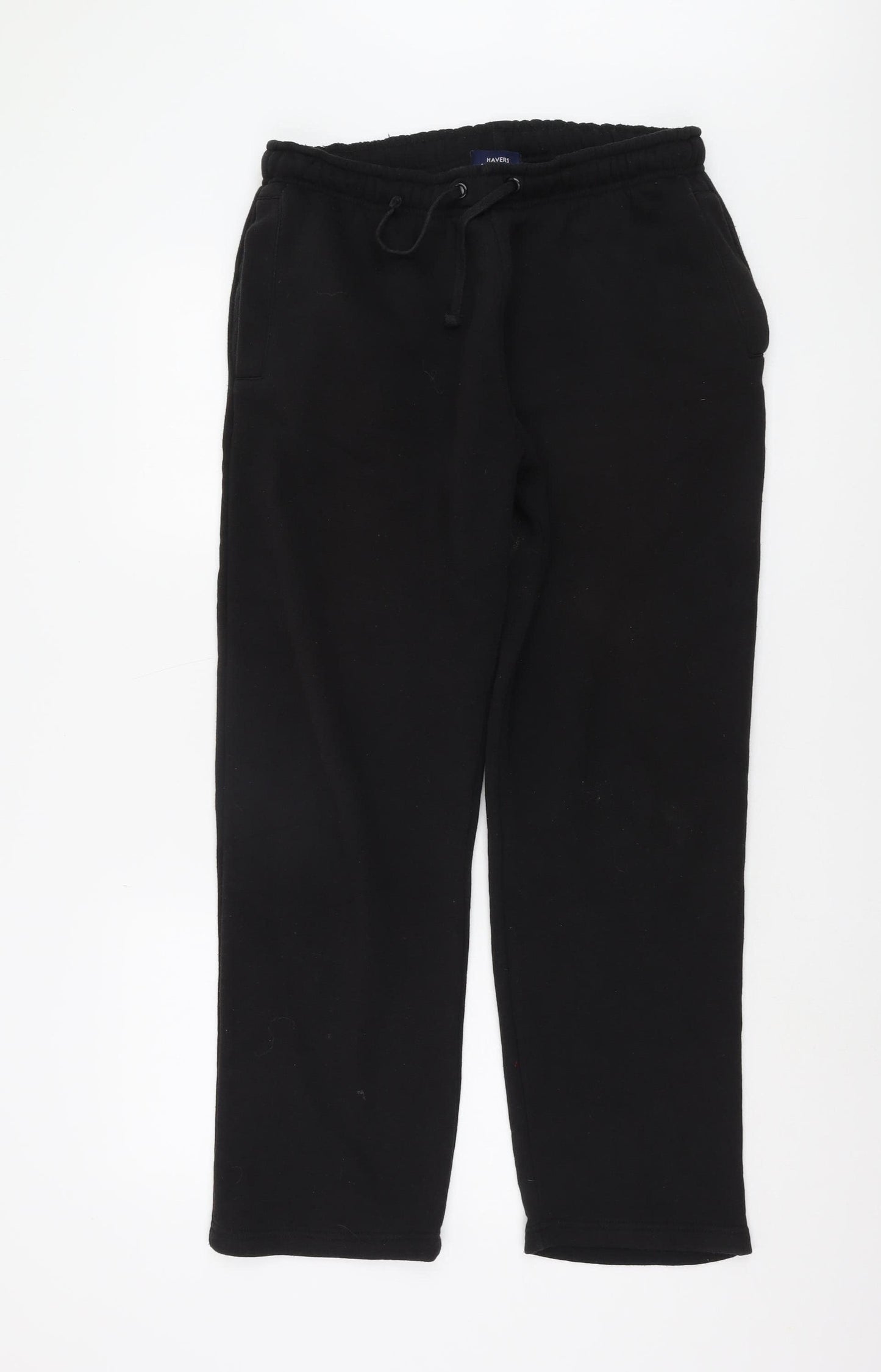 Havers Casuals Men's Black Jogger Trousers Size L