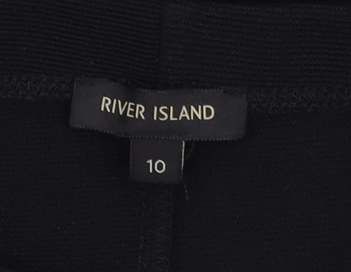 River Island Off-the-Shoulder Black Dress, Size 10