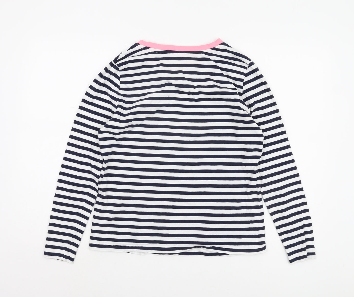 Marks and Spencer Women's Striped Ringer T-Shirt Size 12