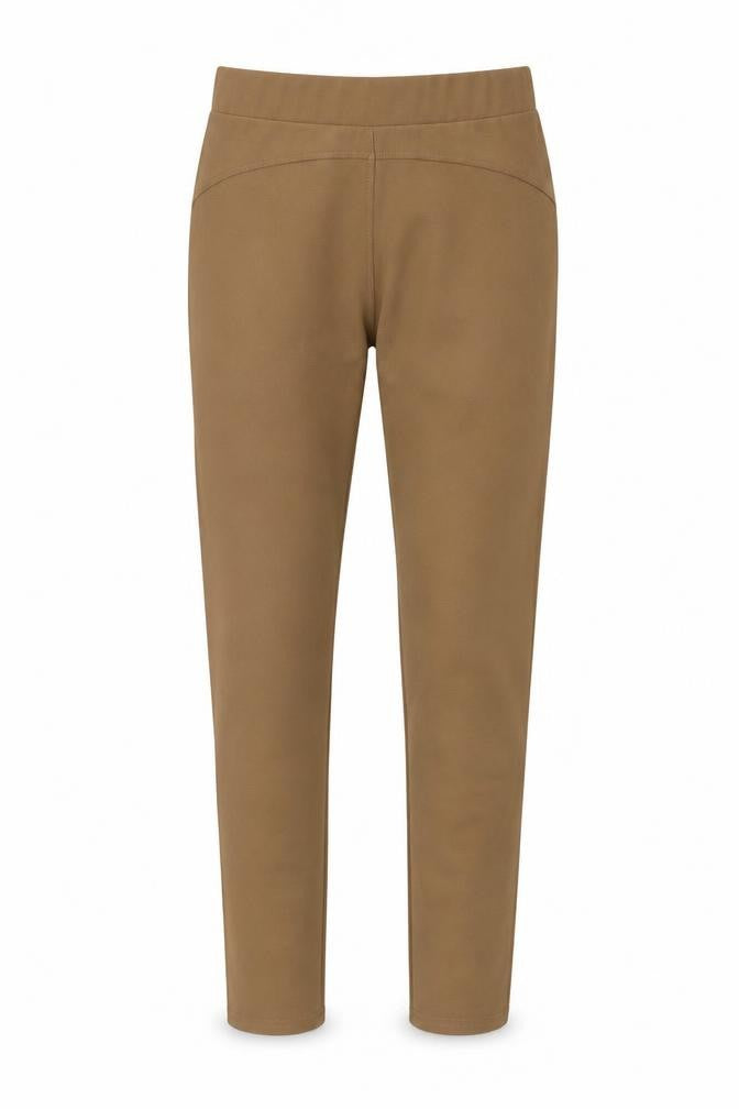 Front view of La Marey Women's Brown Leggings S