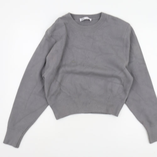 ZARA Women’s Grey Pullover Jumper Size 12