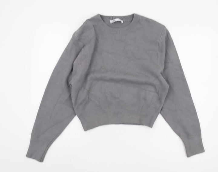 ZARA Women’s Grey Pullover Jumper Size 12