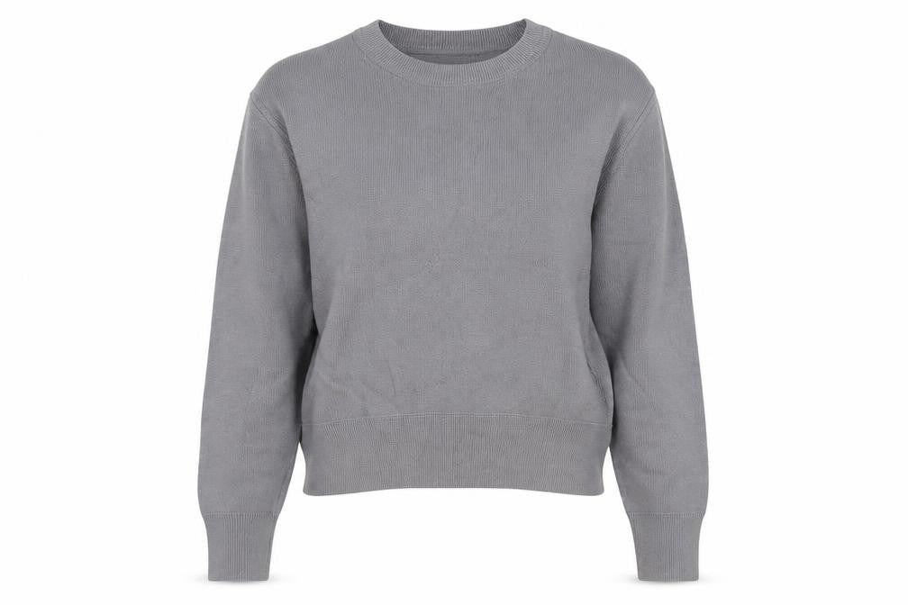 Front view of Zara Women’s Grey jumper, size UK 12