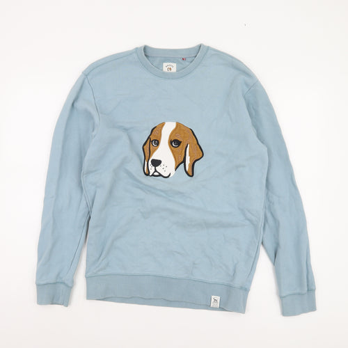 Hazzys Men’s Blue Pullover Sweatshirt S