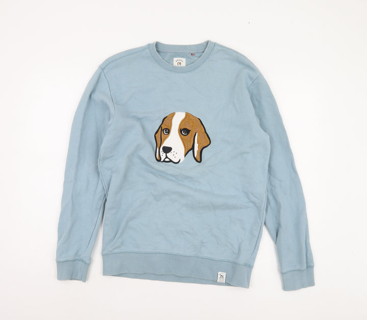 Hazzys Men’s Blue Pullover Sweatshirt S