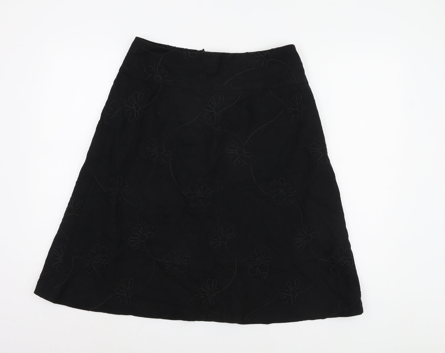St. Bernard Women's Black A-Line Skirt Size 12