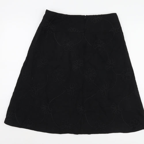 St. Bernard Women's Black A-Line Skirt Size 12