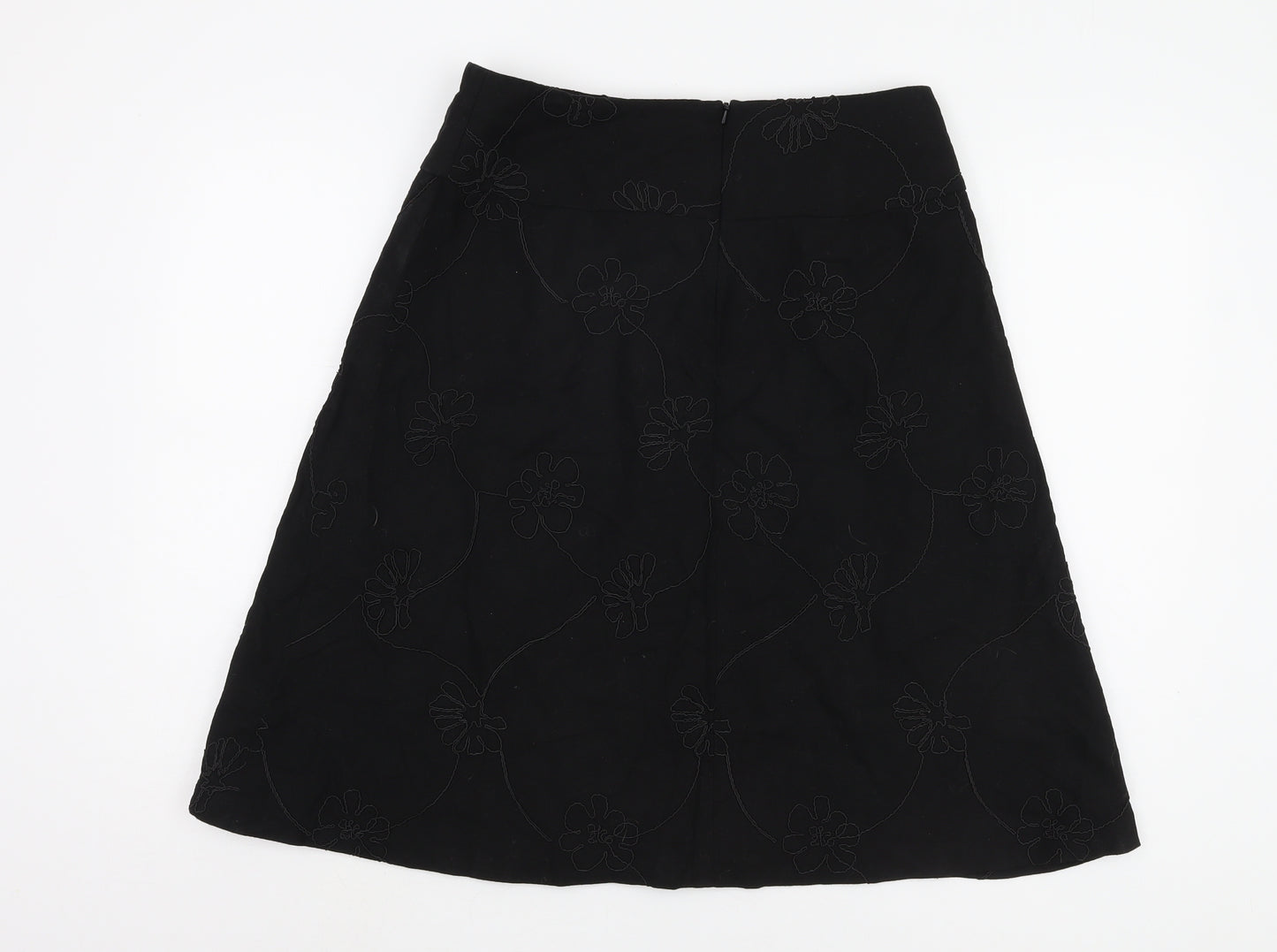 St. Bernard Women's Black A-Line Skirt Size 12