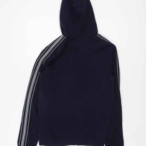 Next Men's Blue XS Pullover Hoodie with Logo