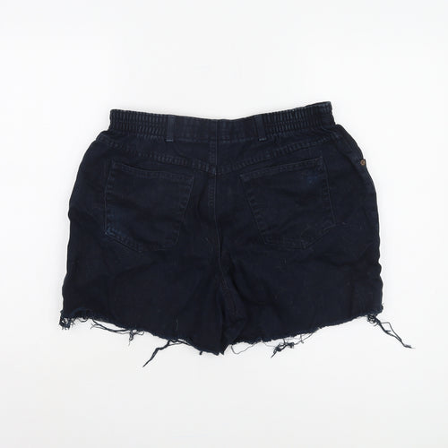 Marks and Spencer Women's Black Denim Shorts Size 16
