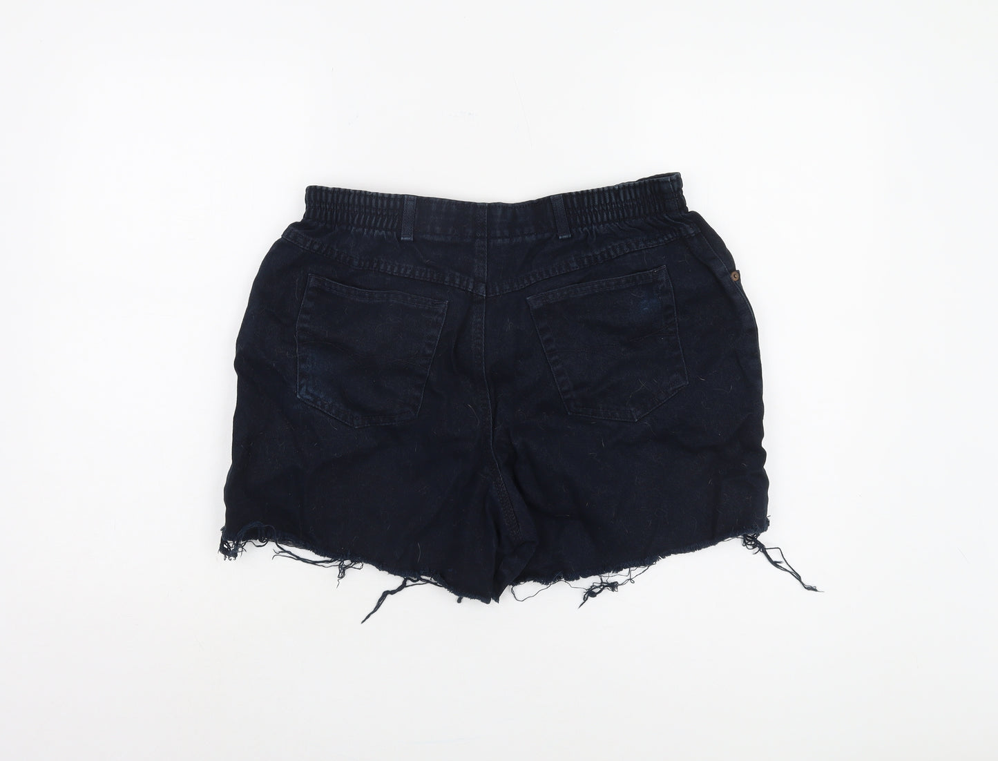 Marks and Spencer Women's Black Denim Shorts Size 16