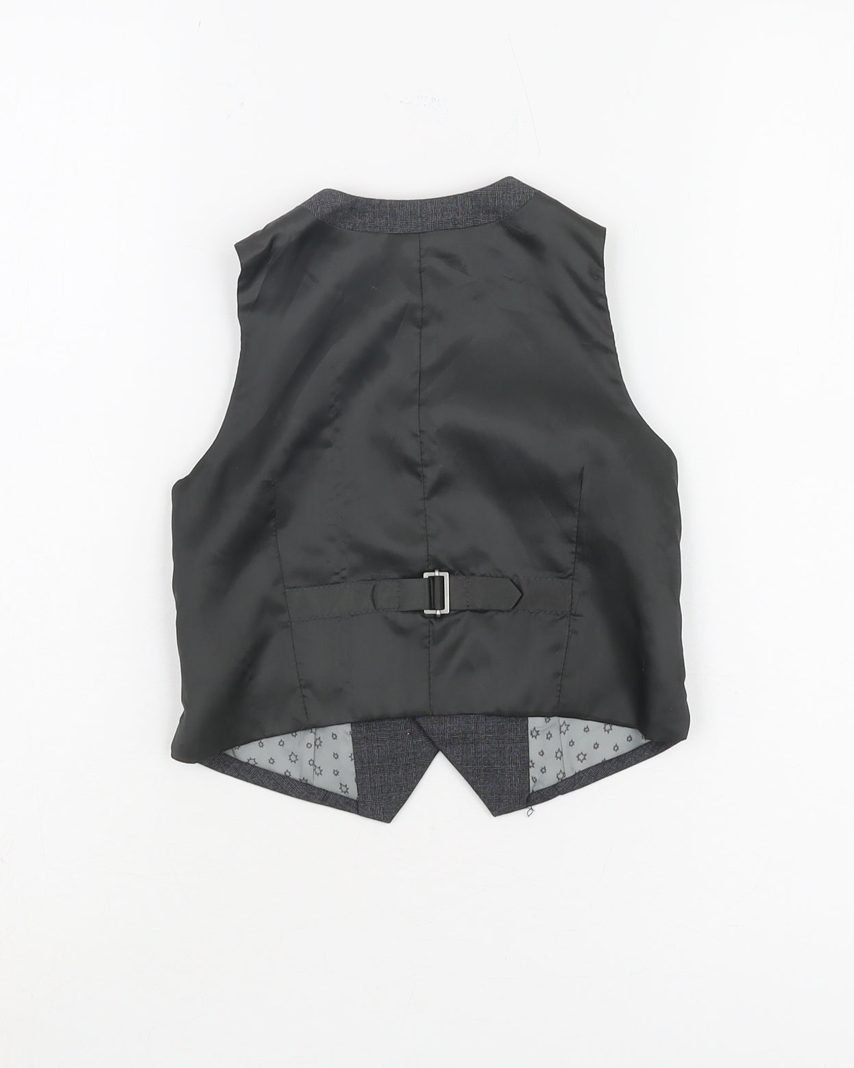 Next Boys Grey Formal Waistcoat 3 Years Polyester Viscose