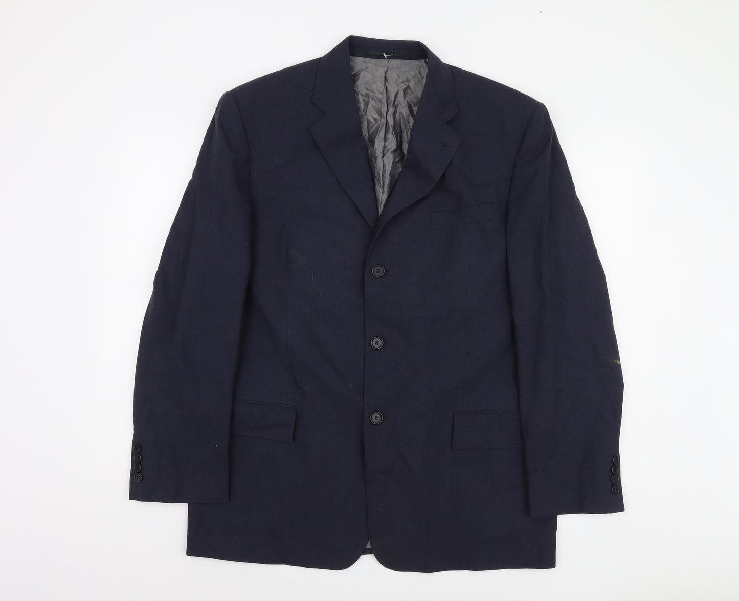 Next Men's Blue Blazer, Regular Fit, 42R, Formal Jacket