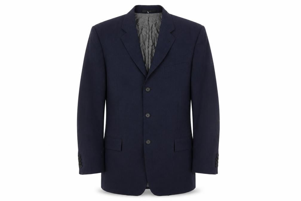 Front view of Next Men's Blue Blazer, Regular Fit, 42R, Formal Jacket