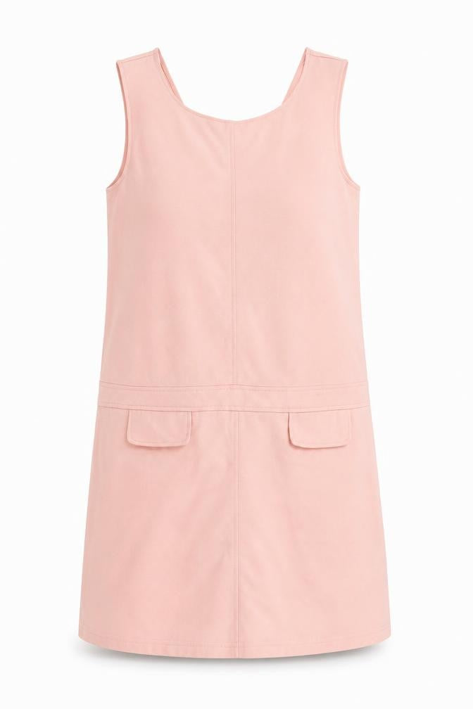 Front view of La Redoute Women's Pink Sleeveless Dress -, size 8