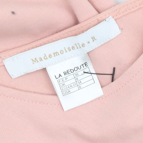 La Redoute Women's Pink Sleeveless Dress - Size 8