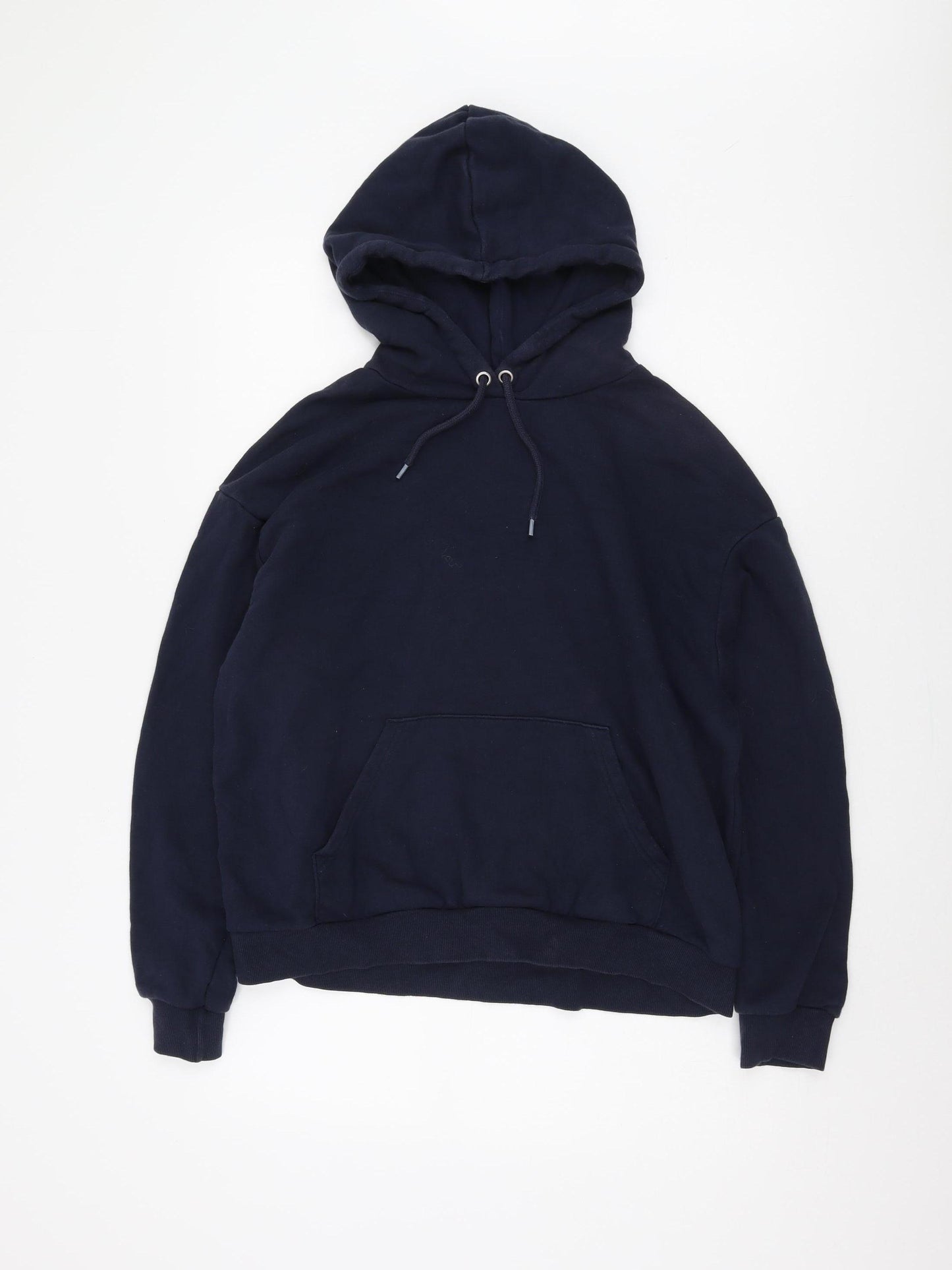 Monki Women's Black Pullover Hoodie M with Drawstring