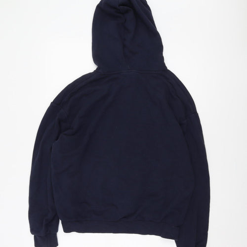 Monki Women's Black Pullover Hoodie M with Drawstring
