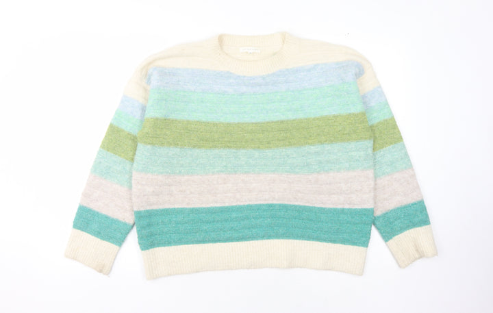 Little Lies Women's Multicoloured Striped Jumper S