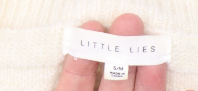 Little Lies Women's Multicoloured Striped Jumper S