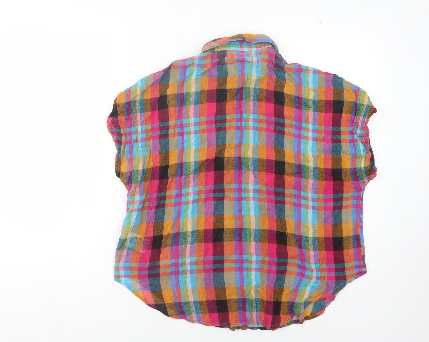 Urban Outfitters Women's Multicoloured XS Plaid Button-Up