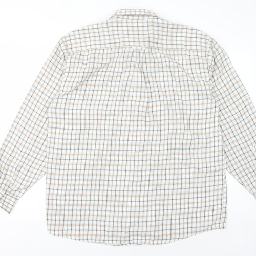 EWM Men’s Multicoloured Check Long Sleeve Shirt M