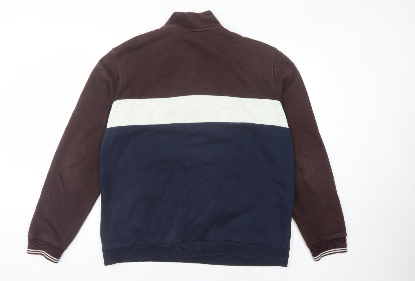 Next Men's XL Colour Block Pullover Sweatshirt