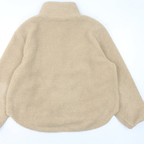 White Stuff Women's Beige Size 14 Fleece Jacket