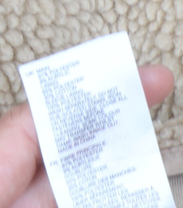 White Stuff Women's Beige Size 14 Fleece Jacket