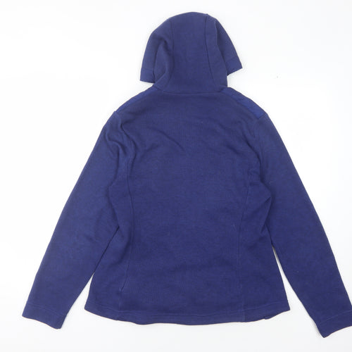 Decathlon Men's Blue Hooded Jacket, Size M, Hiking