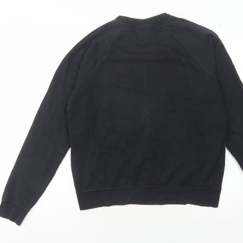 Nike Unisex Black Pullover Sweatshirt M - Graphic Sportswear