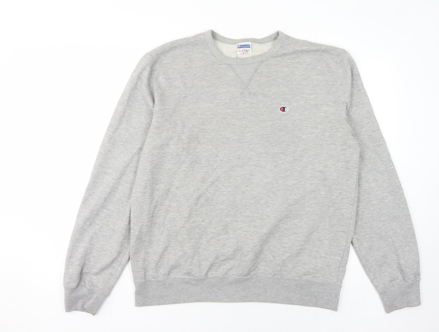 Champion Grey Unisex Pullover Sweatshirt XL