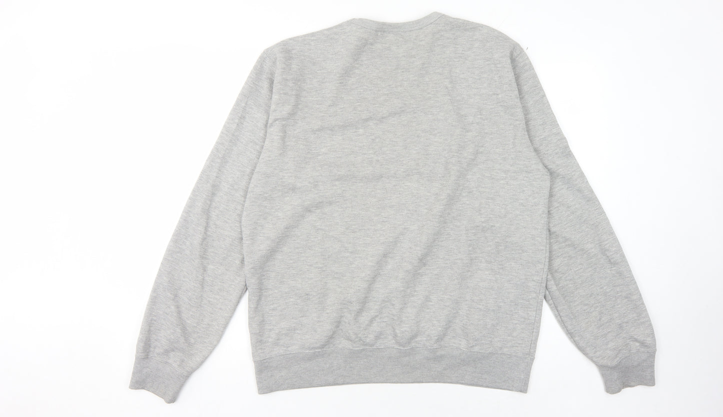 Champion Grey Unisex Pullover Sweatshirt XL