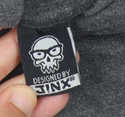 Jinx Boys Grey Minecraft Hoodie 10-11 Years Pullover Graphic