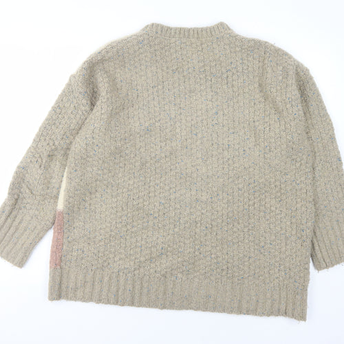 Monsoon Women's Multicoloured Cable-Knit Jumper L