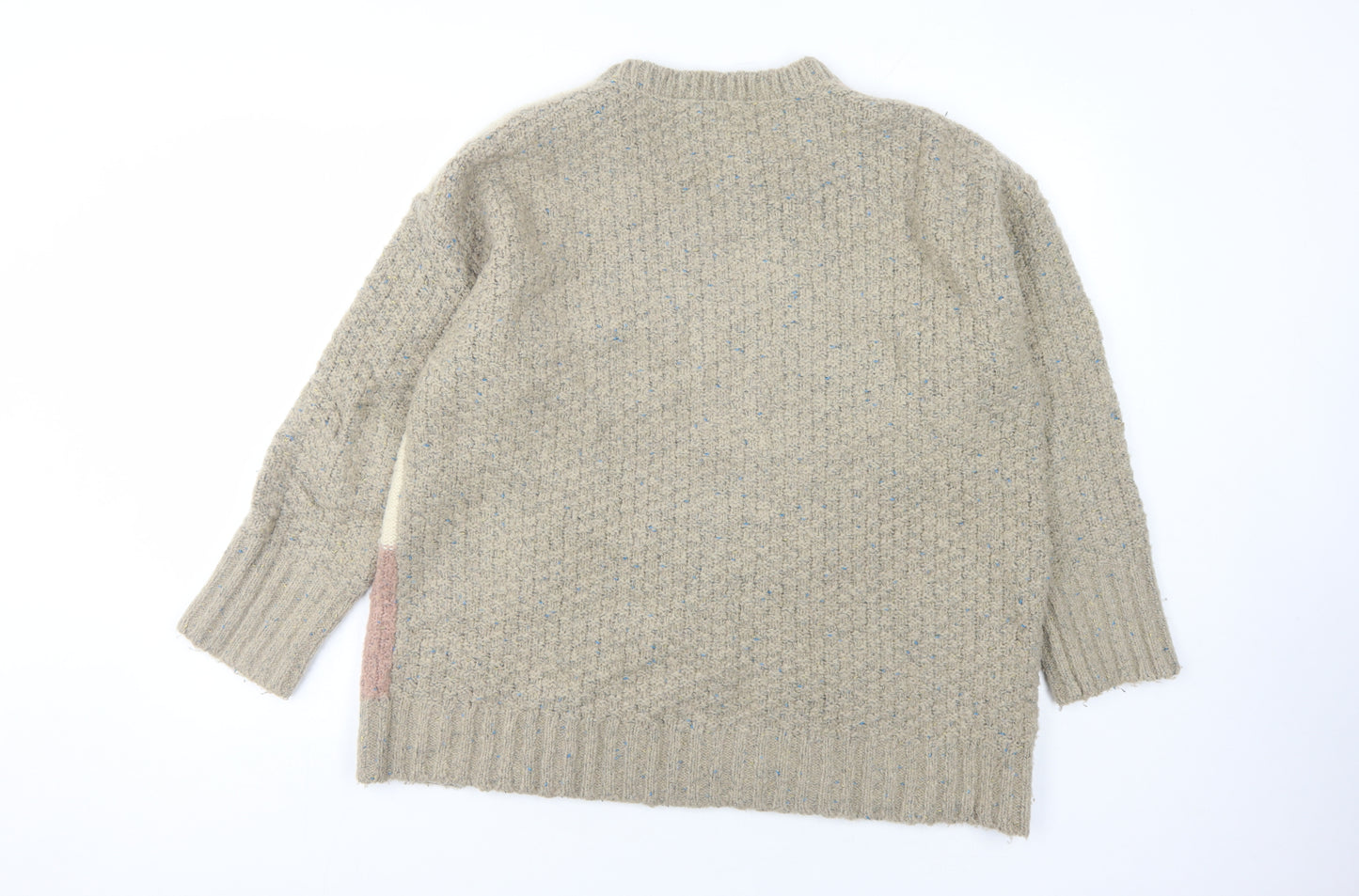 Monsoon Women's Multicoloured Cable-Knit Jumper L