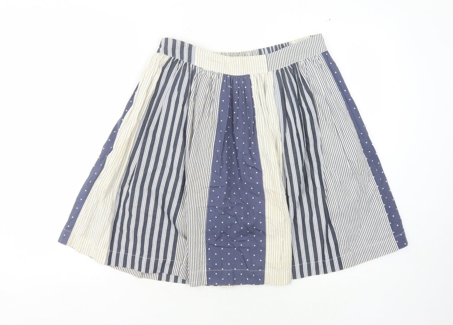 Boden Women's Blue Multi A-Line Skirt, Size 12
